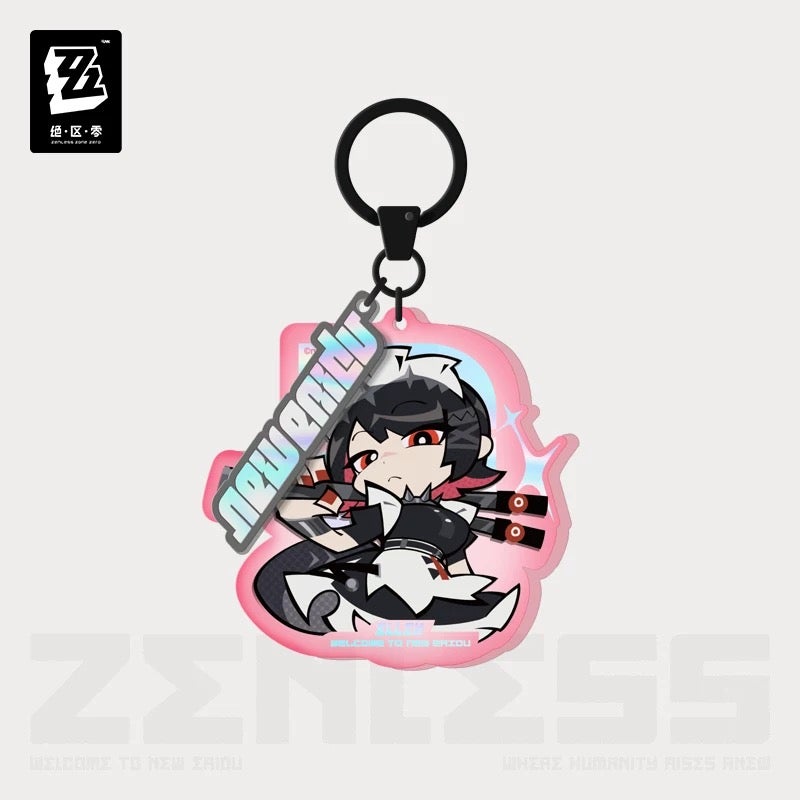 chibinyanco。 PREORDER Zenless Zone Zero Official Chibi Acrylic Keychain